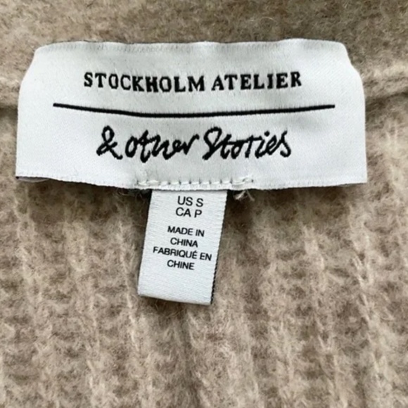 & Other Stories Wool Cardigan Small - Picture 8 of 8